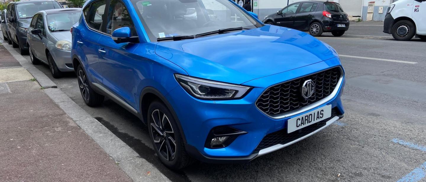 MG ZS LUXURY BLEUE   -3ANS 